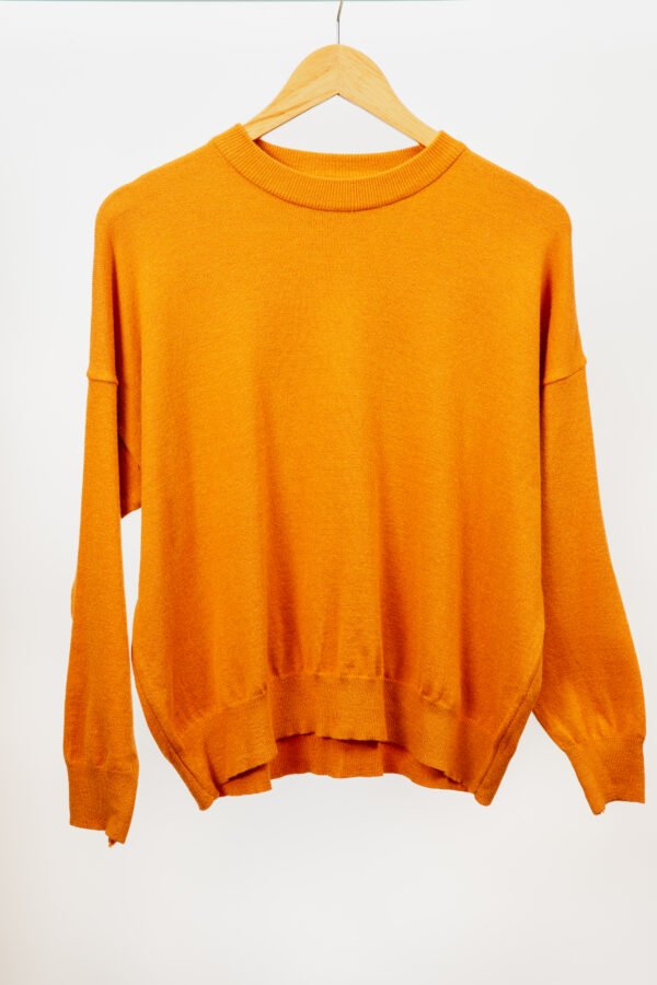 SWEATER CUELLO REDONDO SIN TAJO - Imagen 7