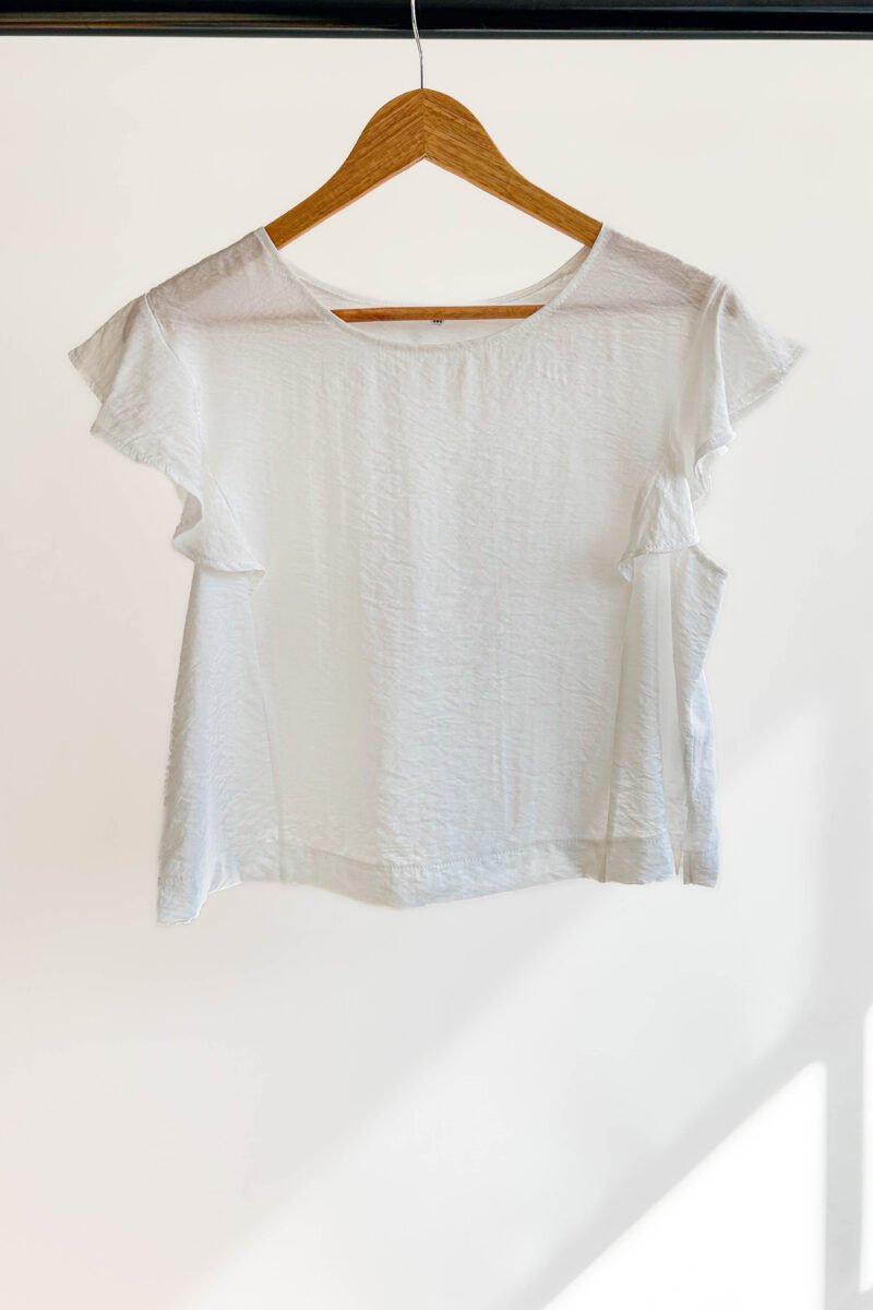 MUSCULOSA SALMA CON VOLADO - Imagen 6