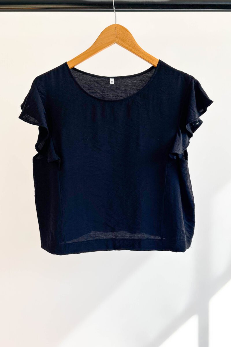 MUSCULOSA SALMA CON VOLADO - Imagen 10