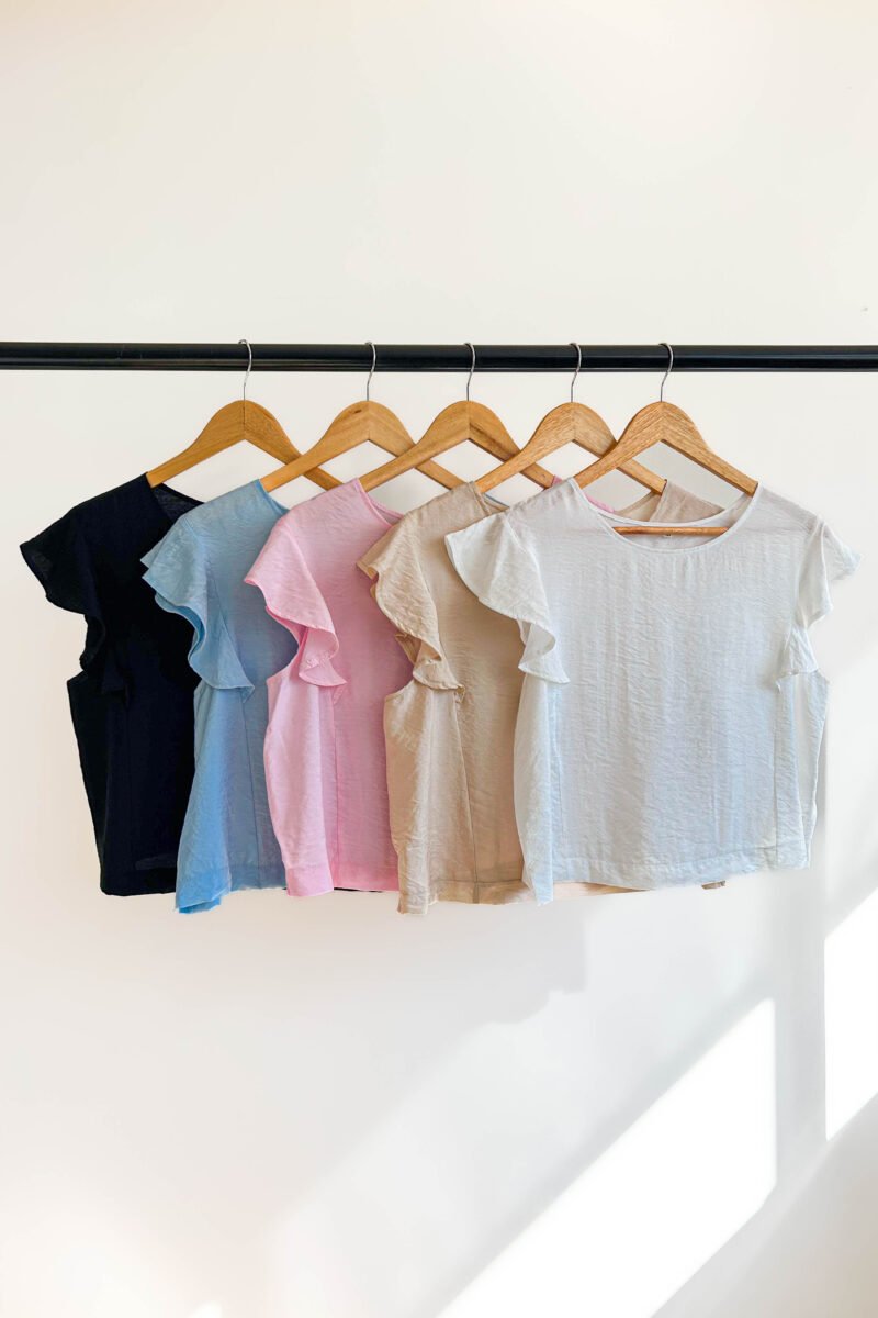 MUSCULOSA SALMA CON VOLADO - Imagen 11