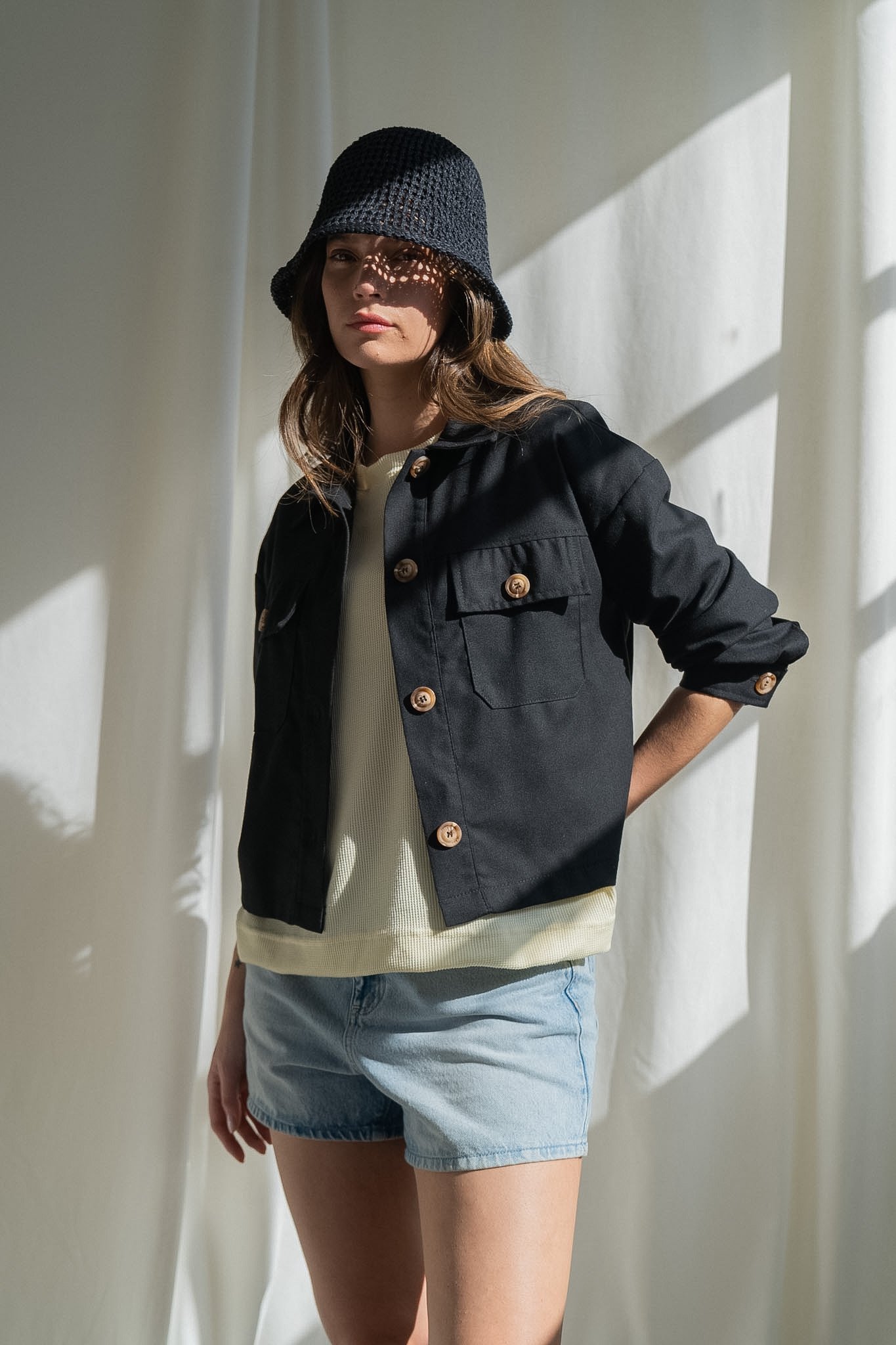 CAMPERA EMILY C/BOLSILLO (FRESH LINO)