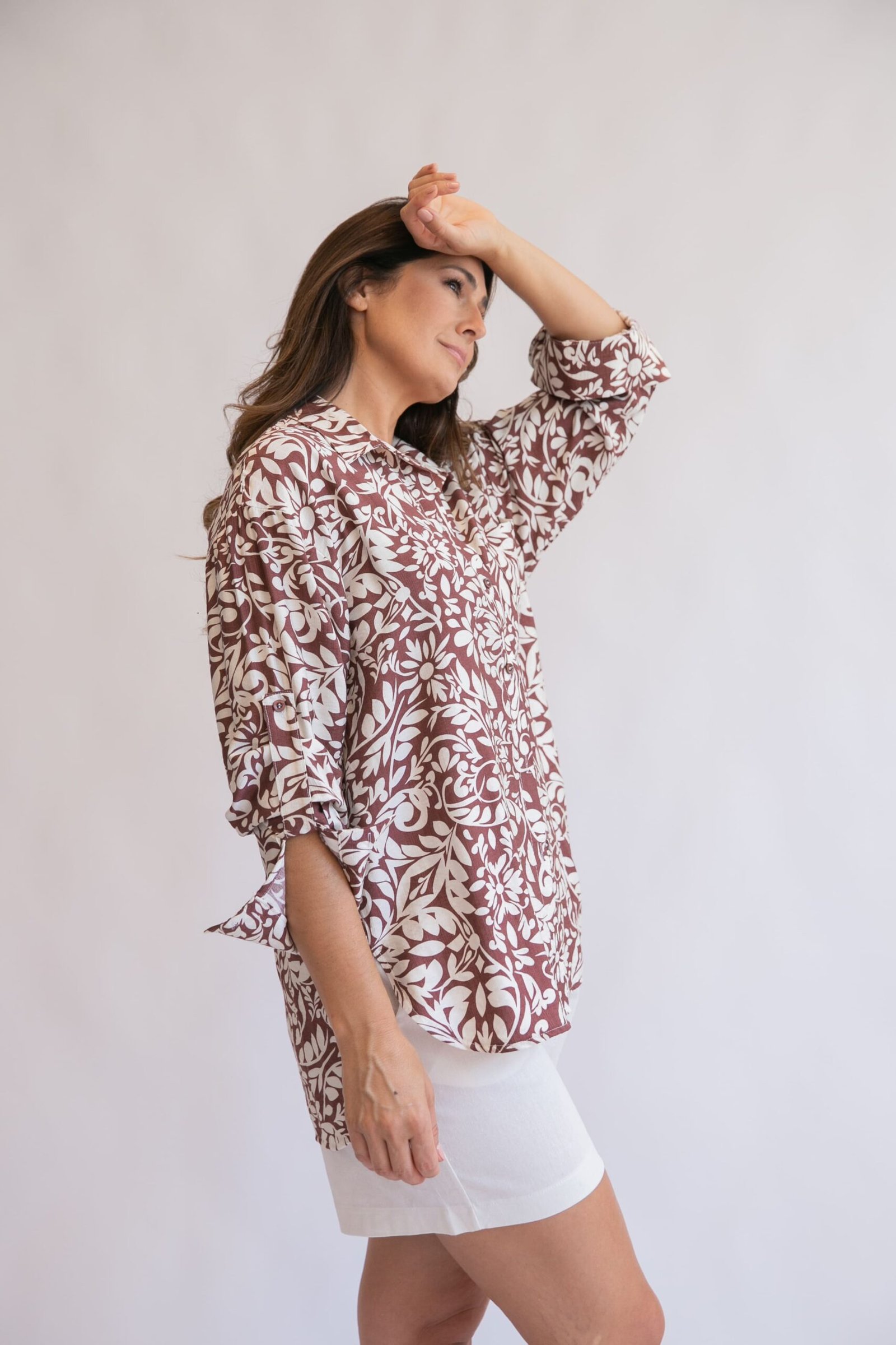 CAMISA LORENA ESTAMPADA - Imagen 4