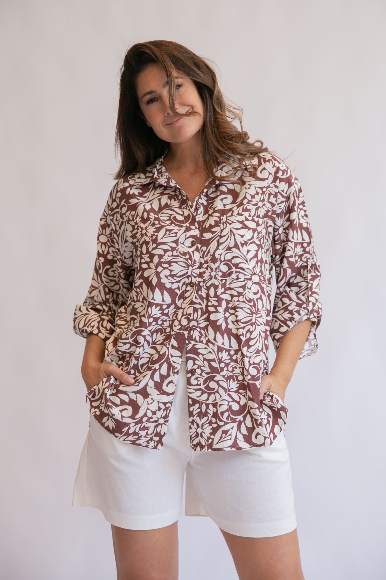 CAMISA LORENA ESTAMPADA - Imagen 3