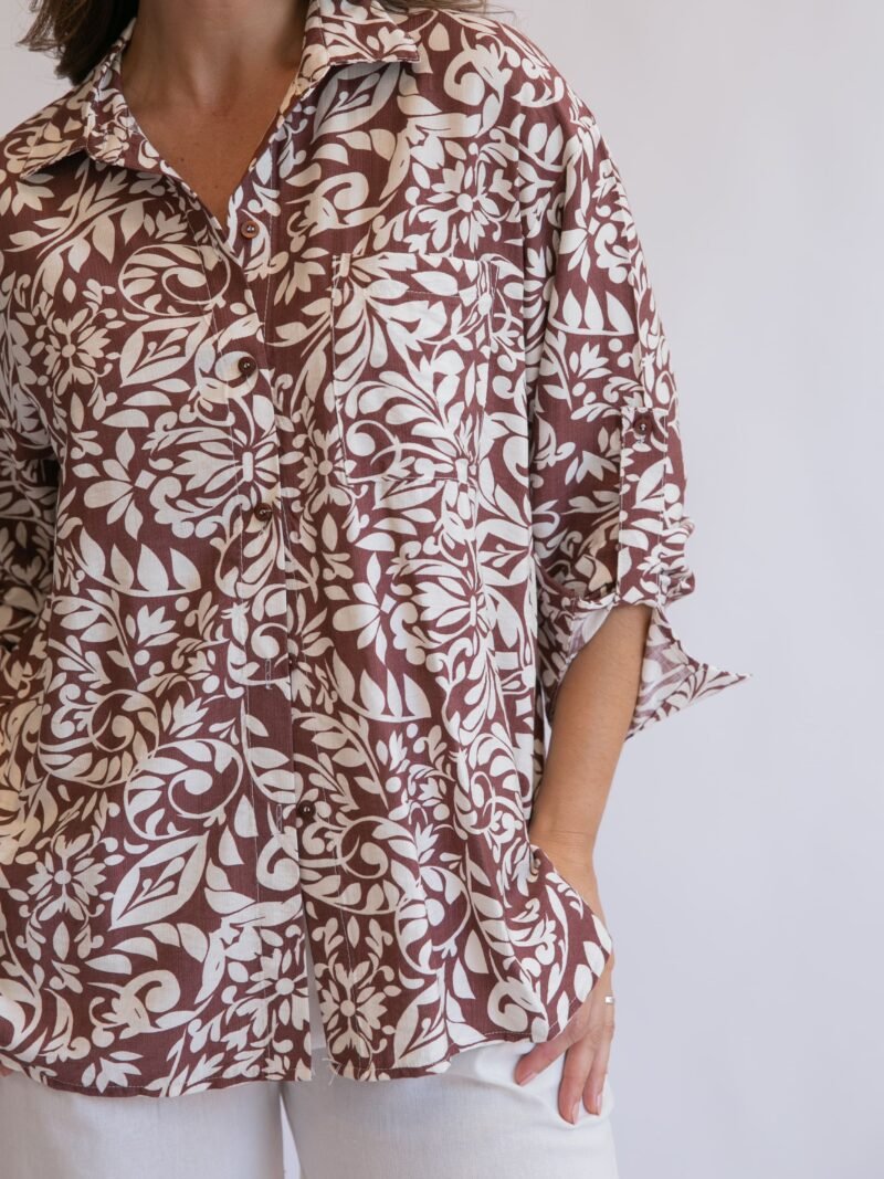 CAMISA LORENA ESTAMPADA