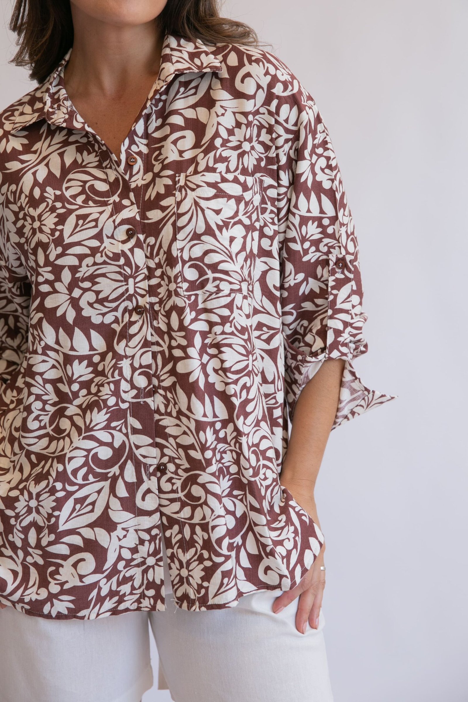 CAMISA LORENA ESTAMPADA