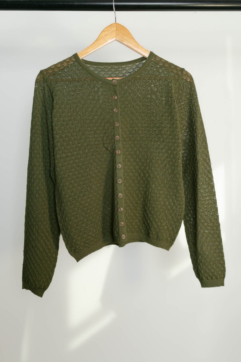 SACO CALADO CUELLO REDONDO - Imagen 4