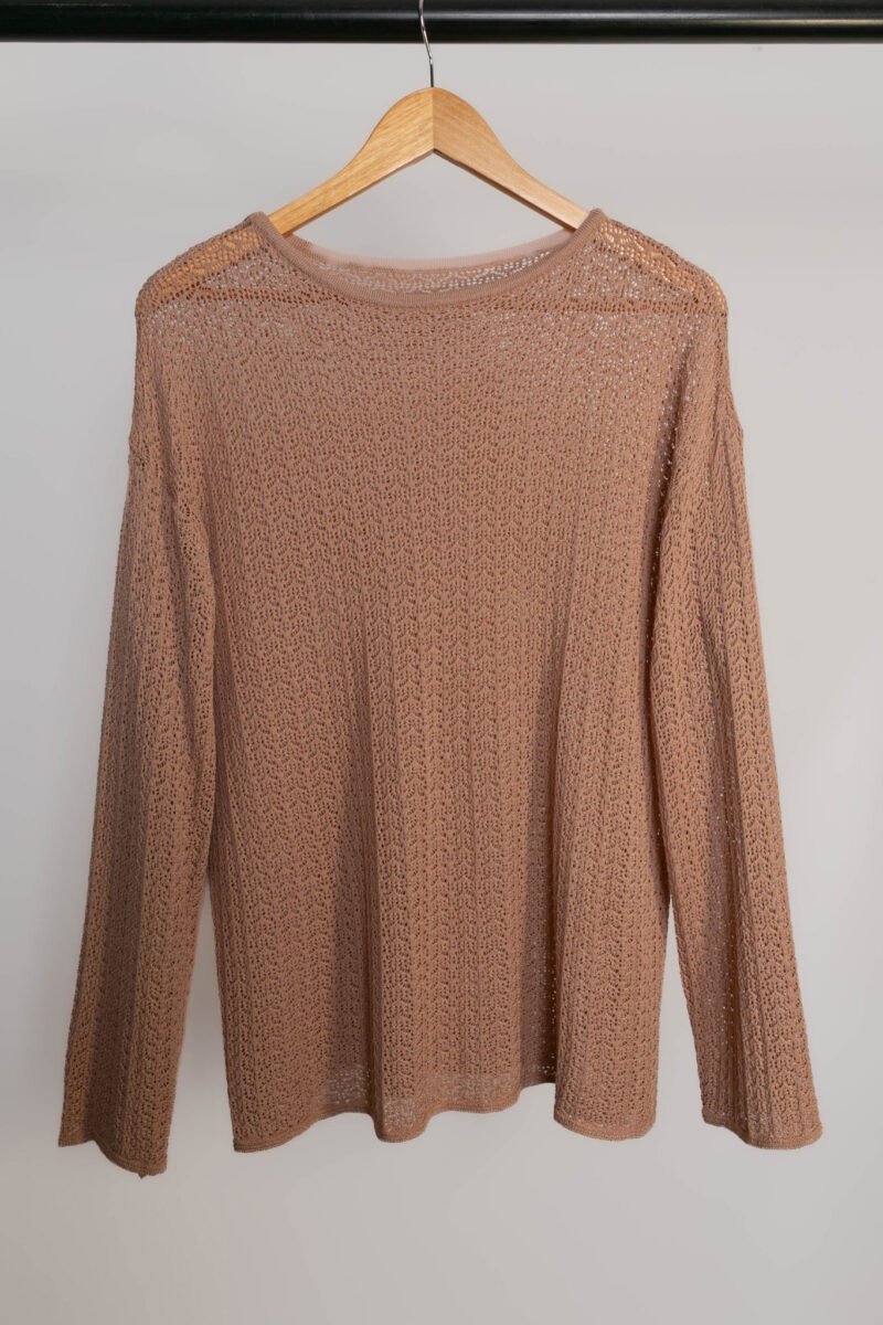 SWEATER CALADO ESCOTE BOTE - Imagen 10