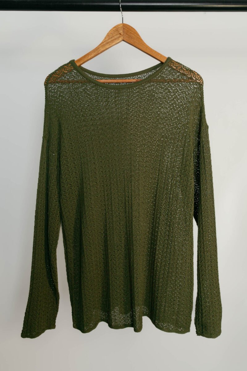 SWEATER CALADO ESCOTE BOTE - Imagen 12
