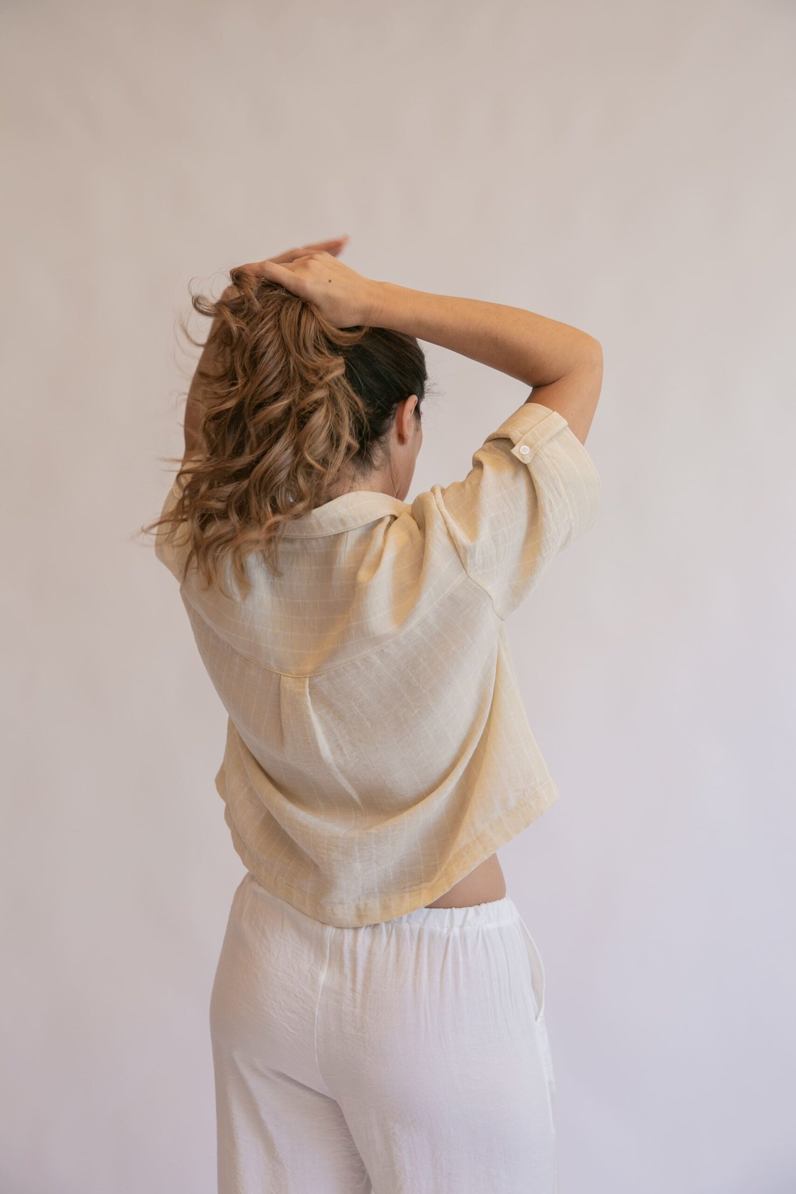 CAMISA LEILA RAYADA - Imagen 2