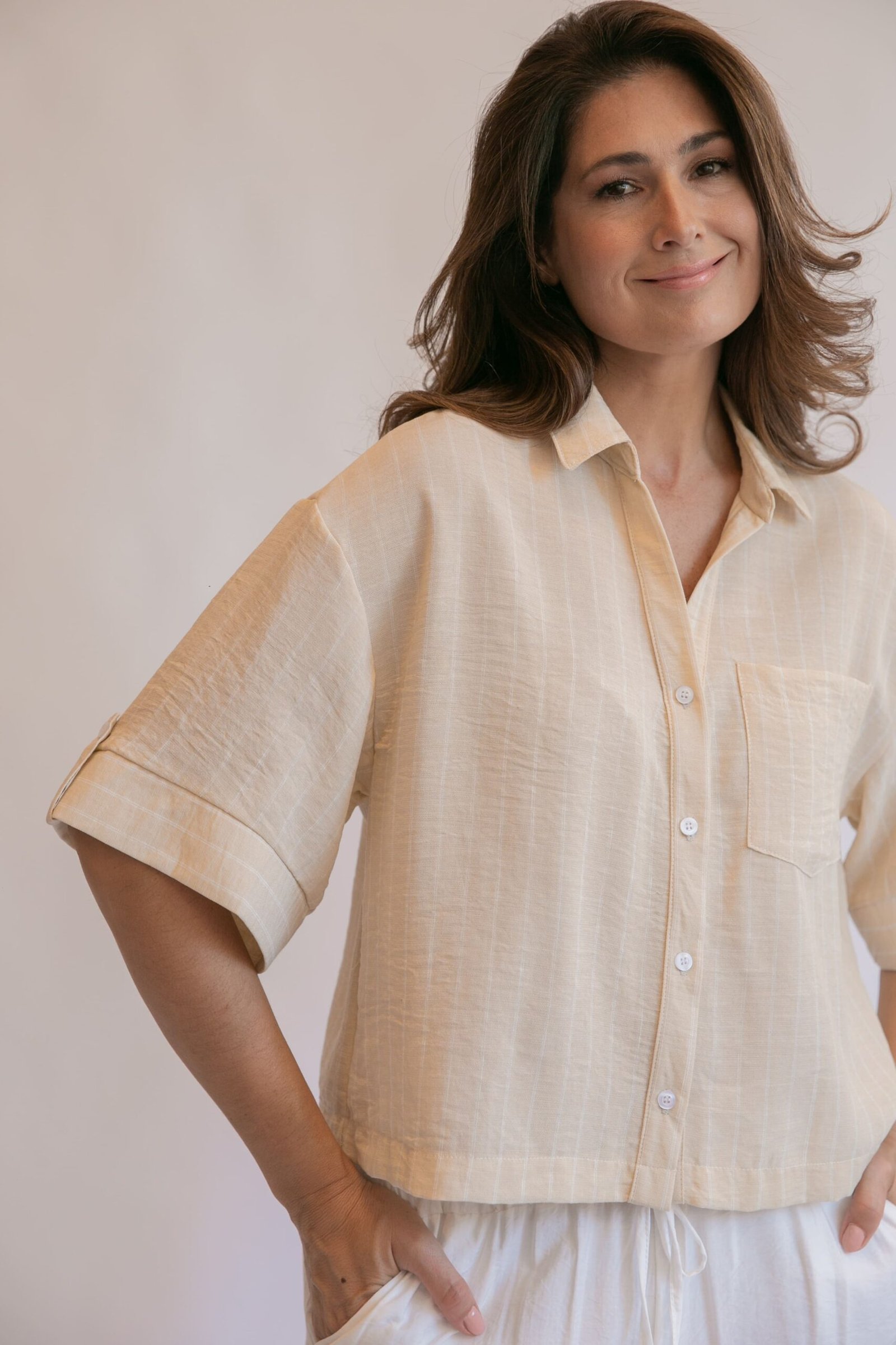 CAMISA LEILA RAYADA - Imagen 4