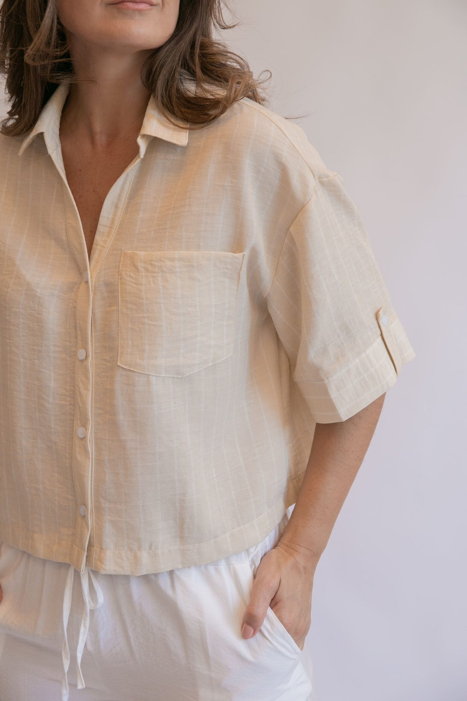 CAMISA LEILA RAYADA - Imagen 5