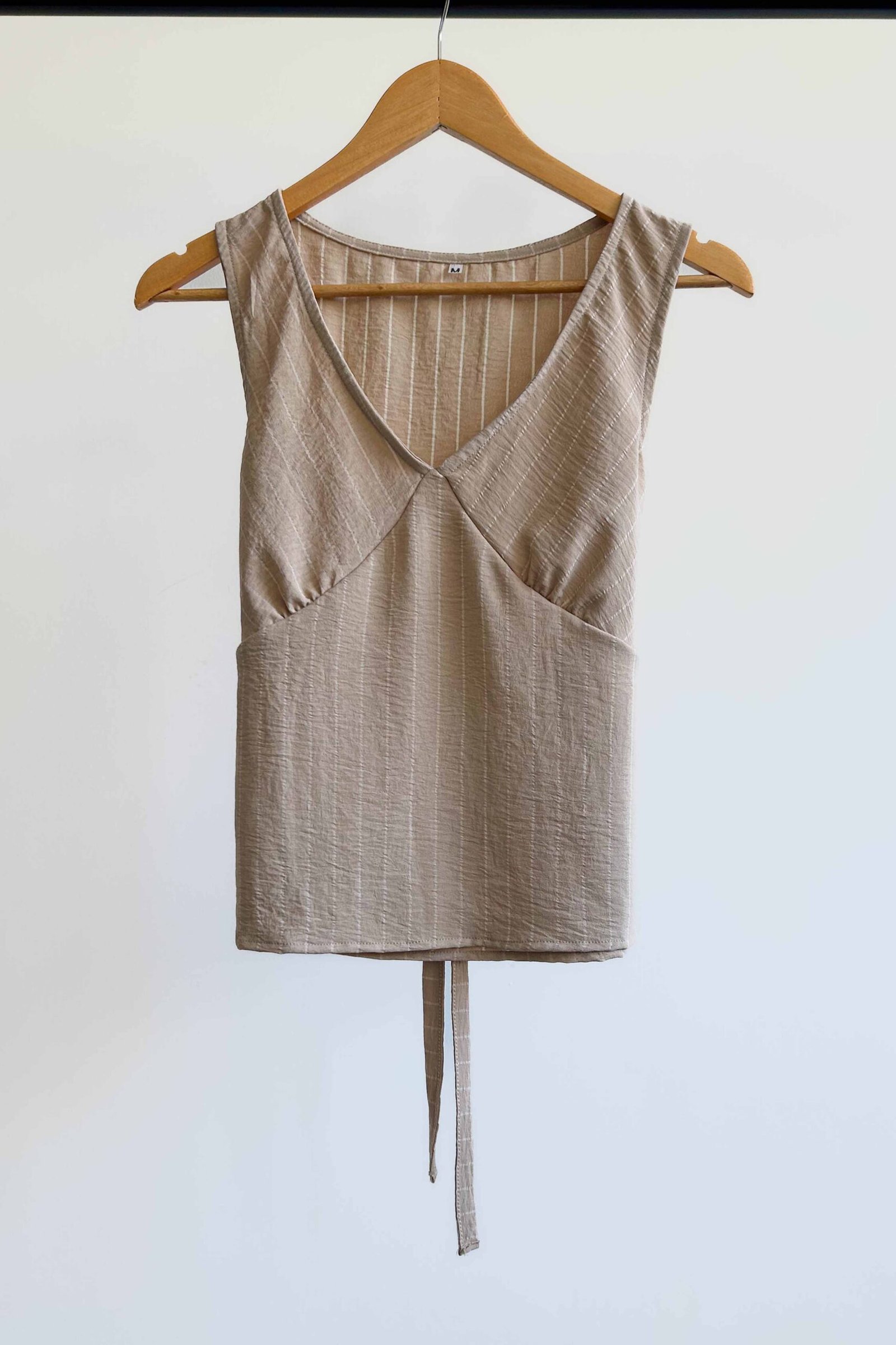 MUSCULOSA KENIA CON LAZO CREPE - Imagen 12