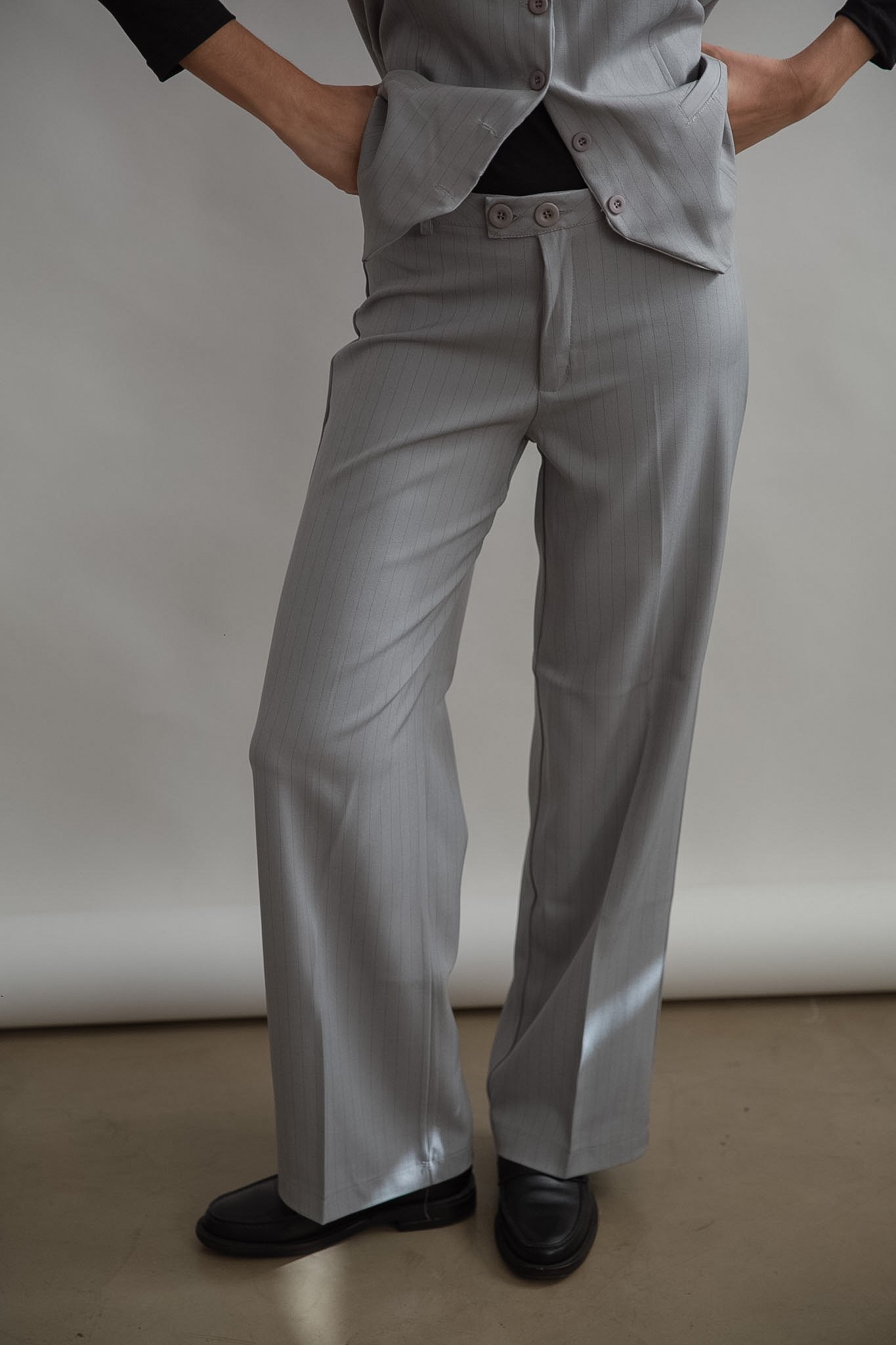 PANTALON CIELO C/BOLSILLO  (SASTRERO VICTORIA RAYADO)