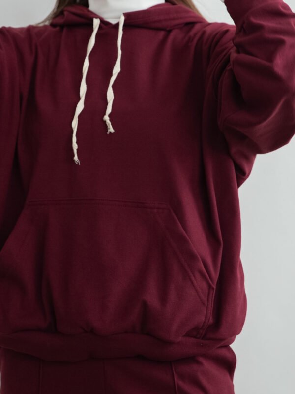 BUZO MARIELA CON CAPUCHA DOUBLE JERSEY