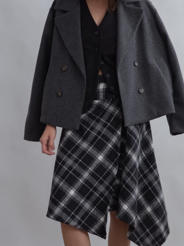 FALDA DOLLY ASIMETRICA FLANEL CHECKS