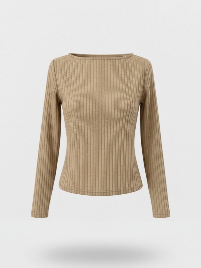REMERA VIRGINIA M/LARGA TEJIDO WANG