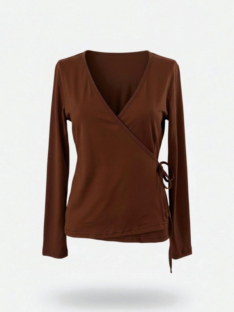 REMERA GISELA CRUZADA CON TIRA MODAL SOFT