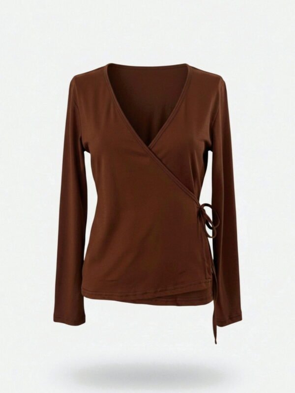 REMERA GISELA CRUZADA CON TIRA MODAL SOFT
