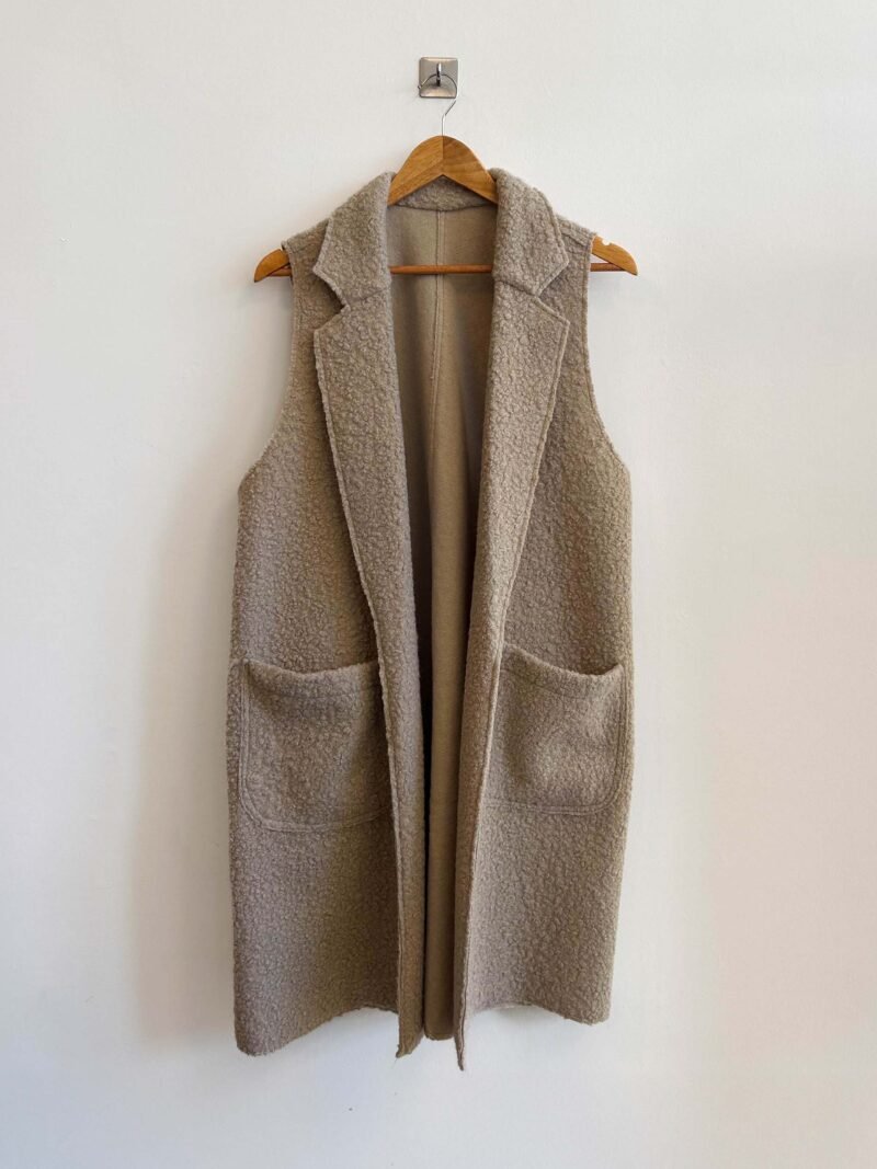 CHALECO VERONA BOUCLE LISO