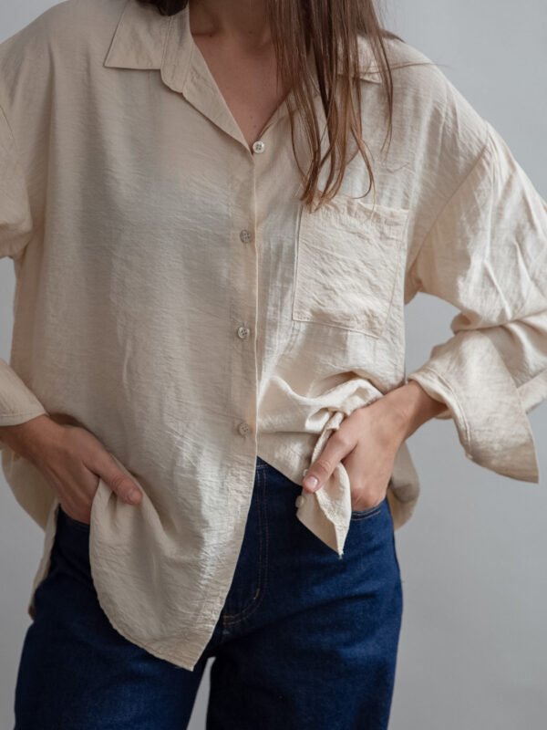 CAMISA LORENA M/LARGA C/TIRAS P/ATAR (EMILIA)