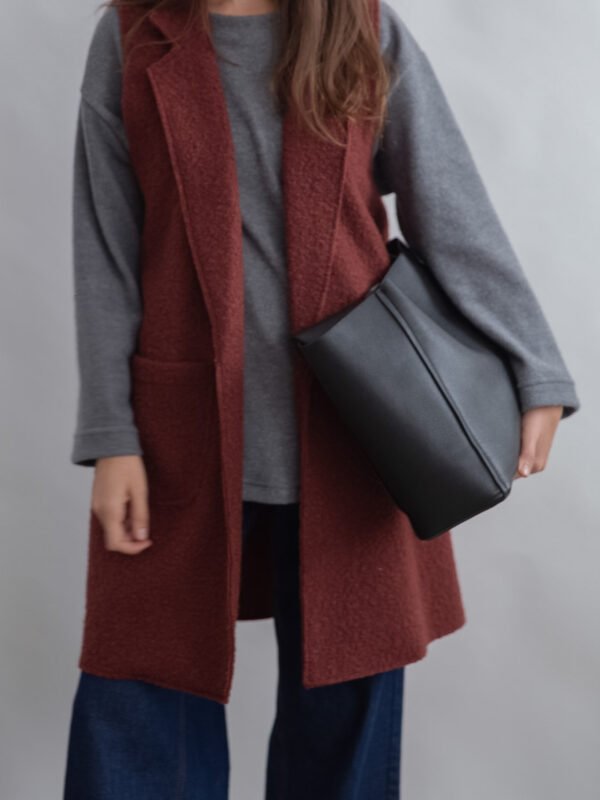 CHALECO VERONA BOUCLE LISO