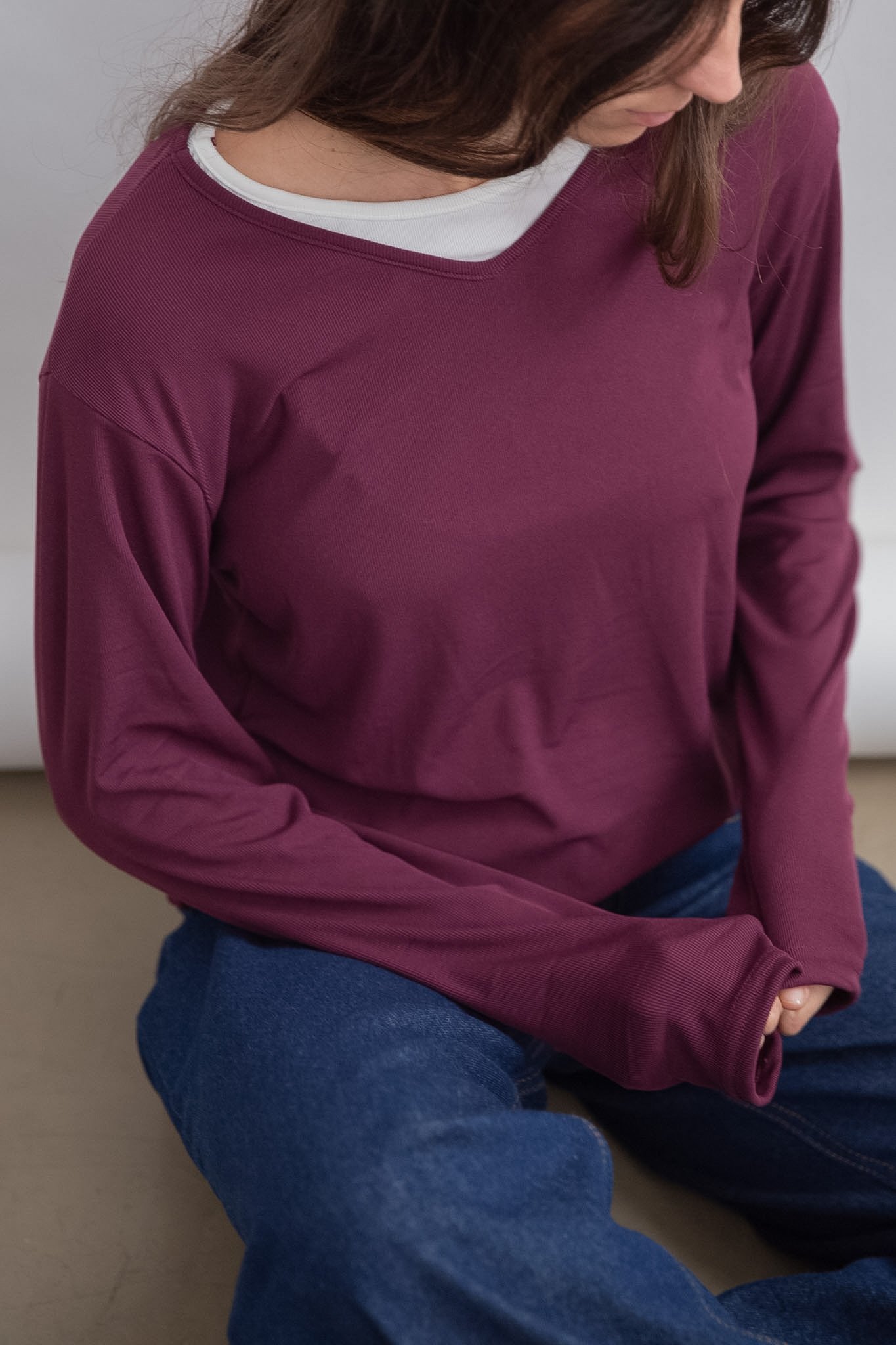 REMERA LOMBARDI DOBLE CUELLO MICRORIBB - Imagen 2