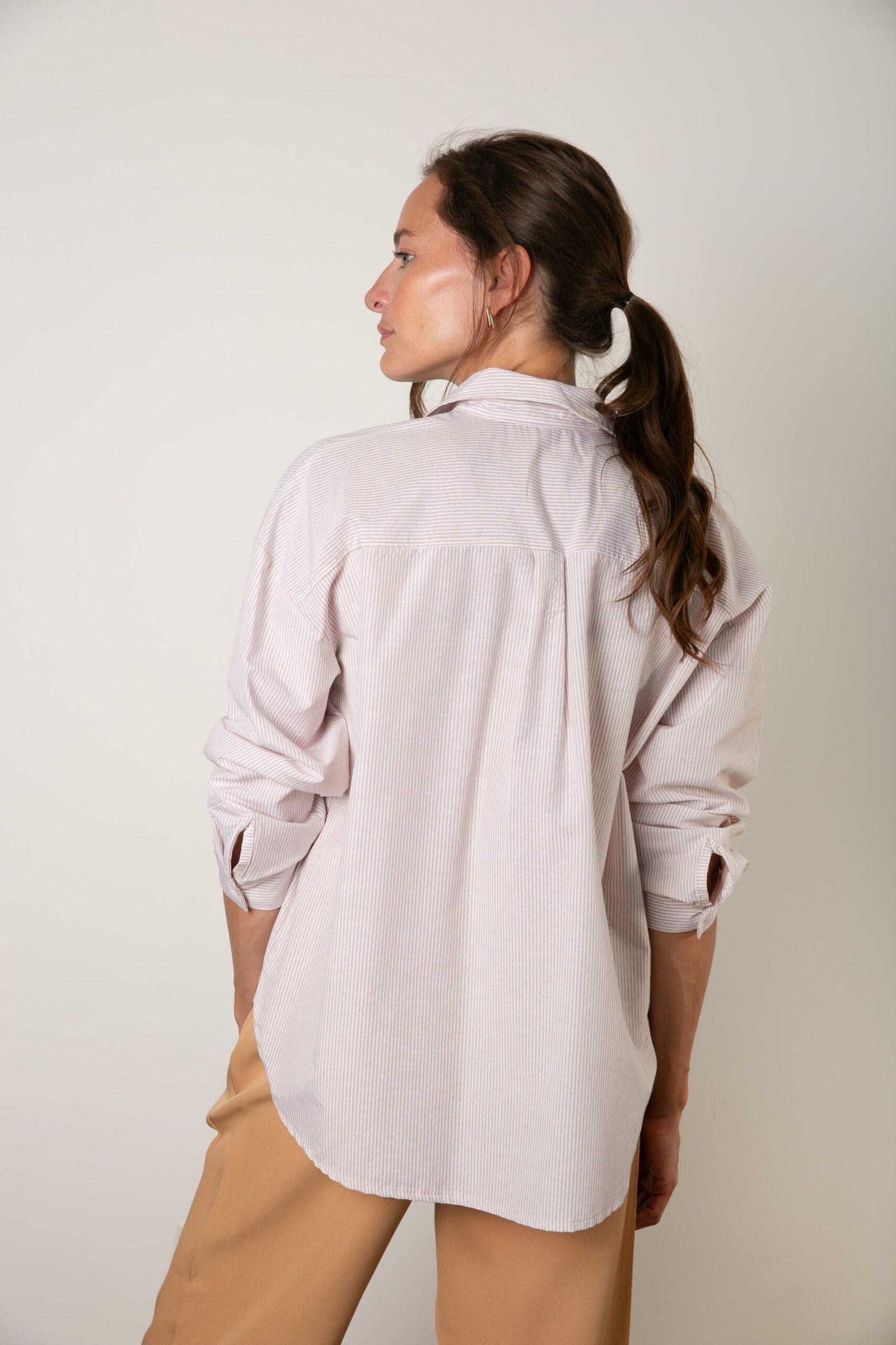 CAMISA LUPE M/LARGA POPLIN RAYADO - Imagen 3
