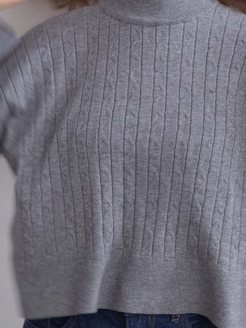 MEDIA POLERA TRENZA NM2433