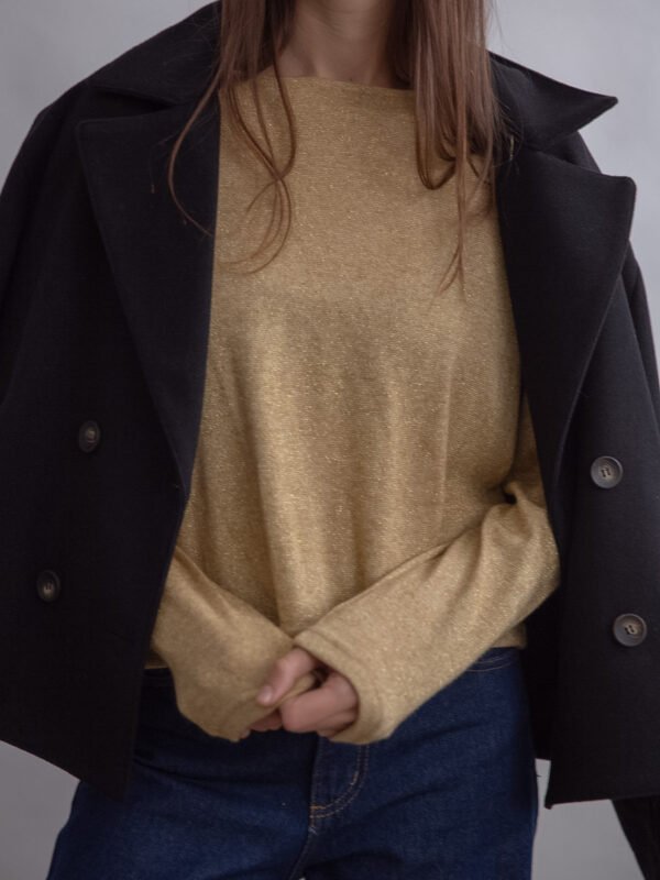 REMERA ESTRELLA M/LARGA LUREX