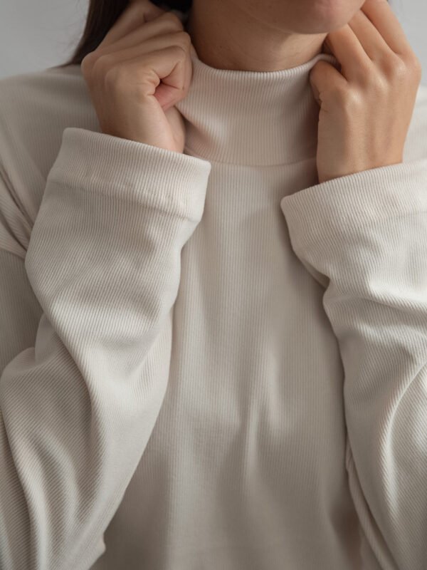 POLERA MARNI RIBB BRUSH MANGA LARGA