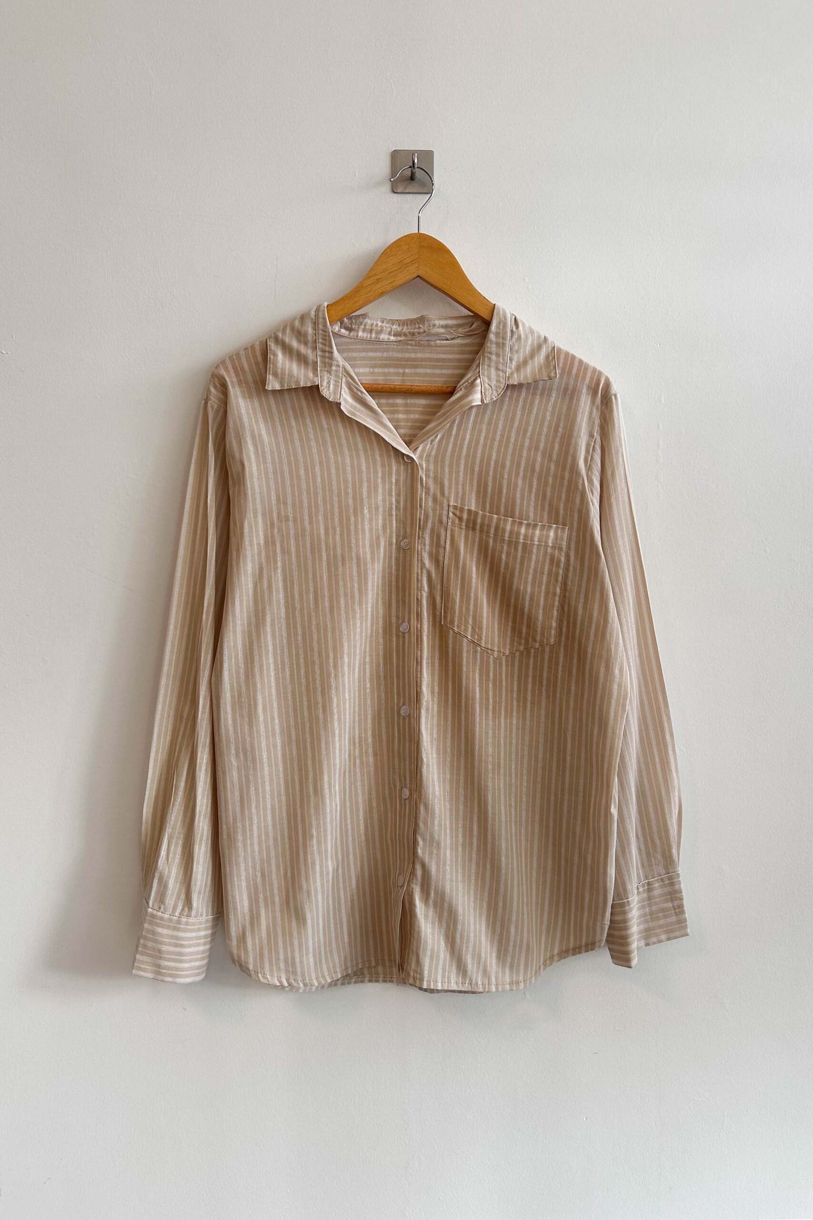 CAMISA NORA MANGA LARGA RAYADA CON BOLSILLO ELOISE - Imagen 5