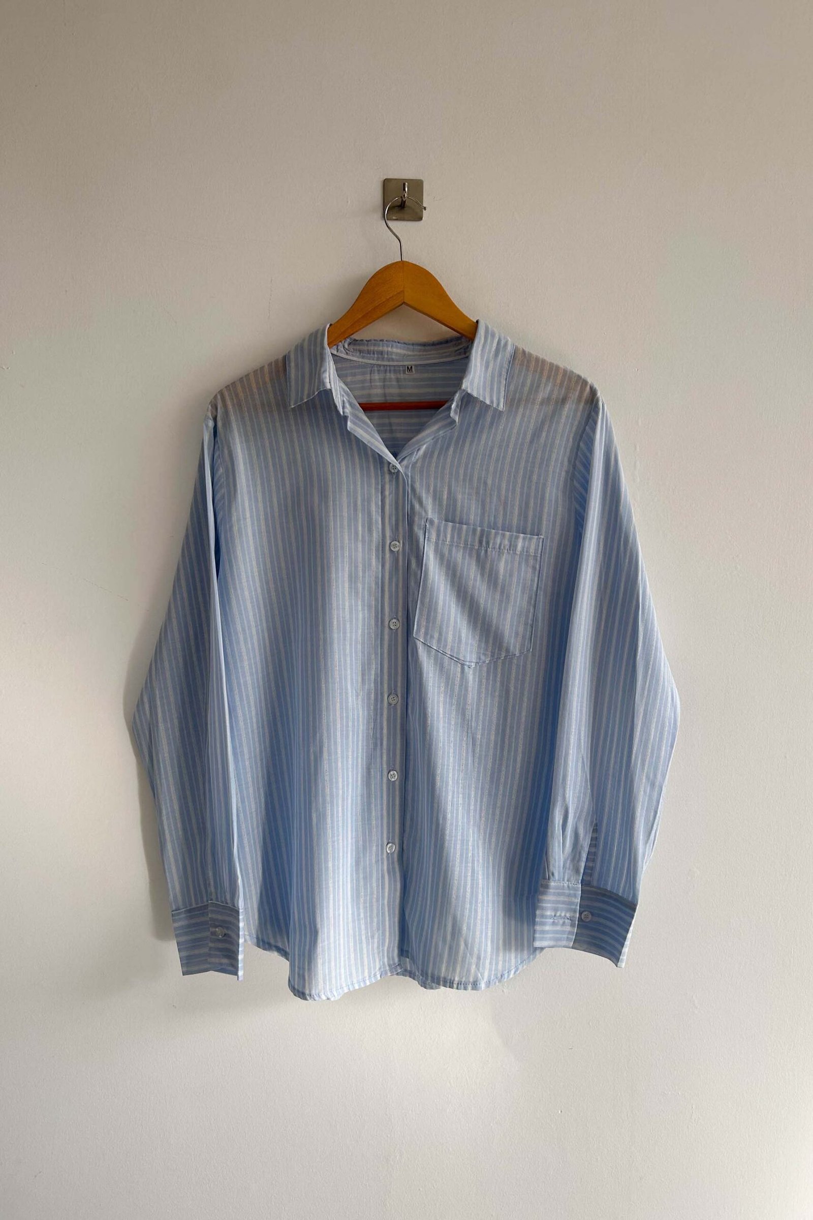 CAMISA NORA MANGA LARGA RAYADA CON BOLSILLO ELOISE - Imagen 3