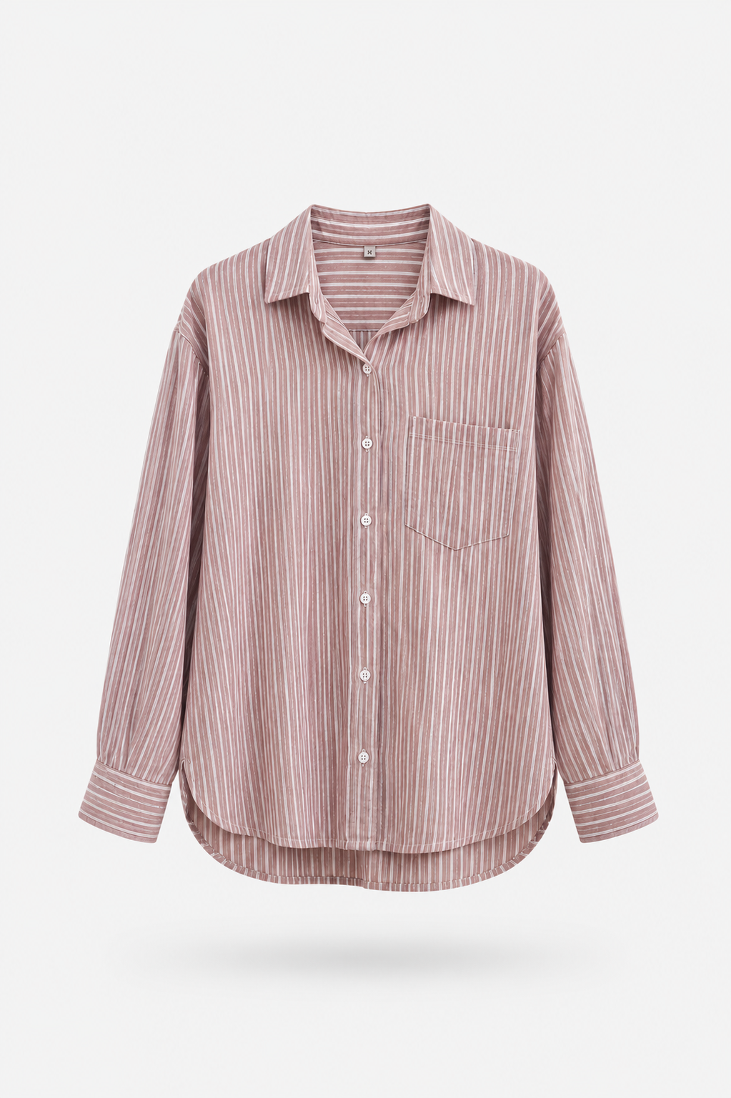 CAMISA NORA MANGA LARGA RAYADA CON BOLSILLO ELOISE