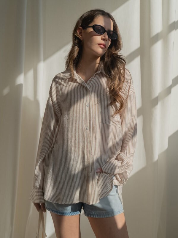 CAMISA BALTIKA IRINA RAYADO MANGA LARGA