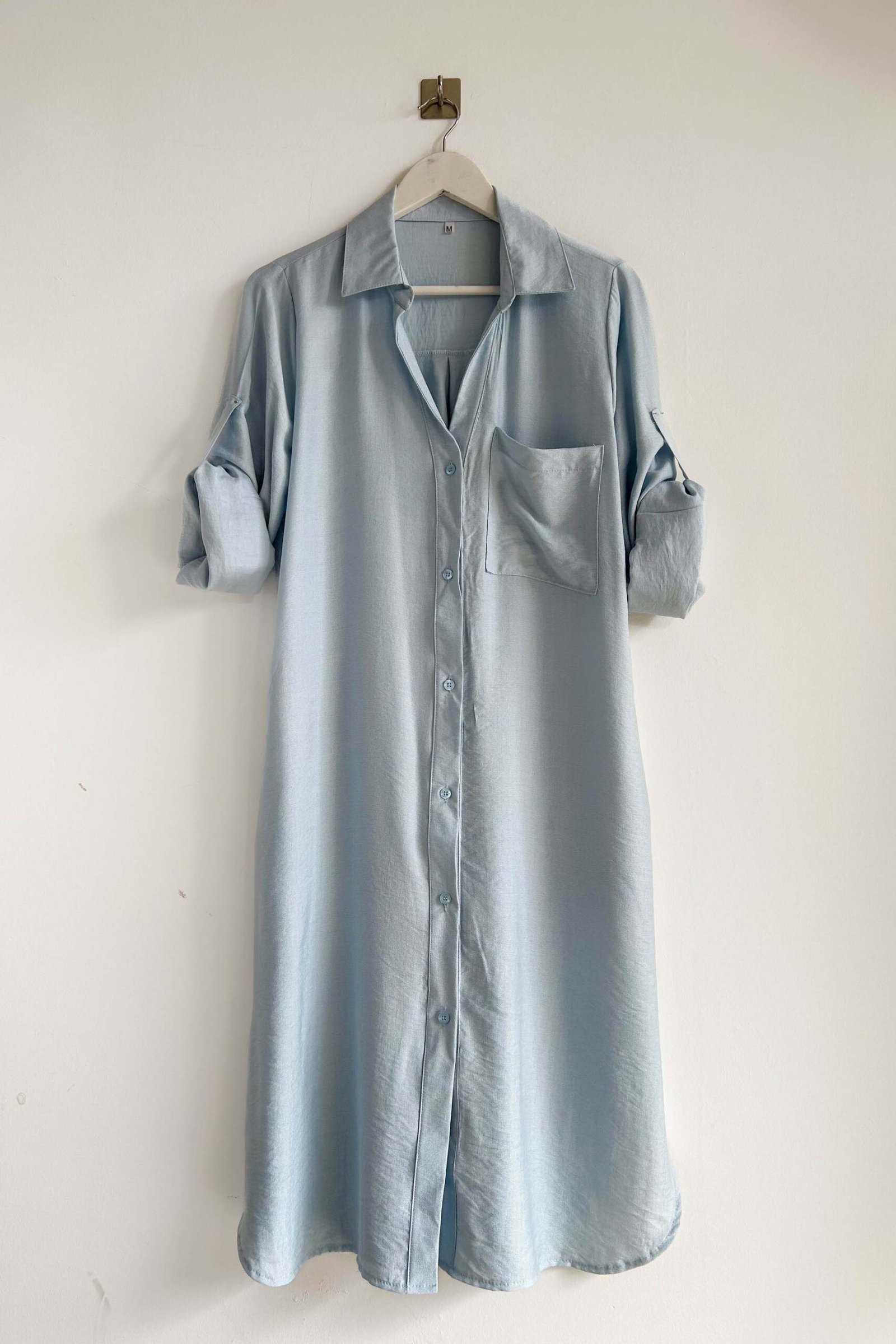 VESTIDO MAGGI M/LARGA TAYLOR C/TIRAS P/ATAR - Imagen 8