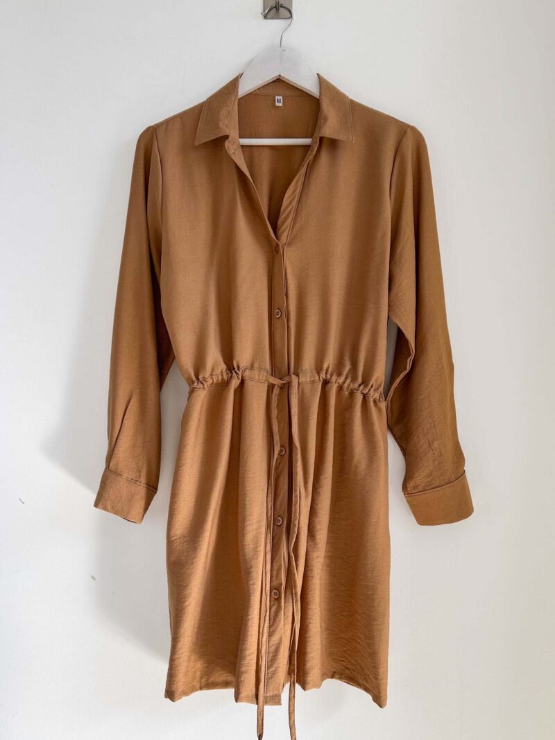 VESTIDO MAGDA MANGA LARGA DERBY