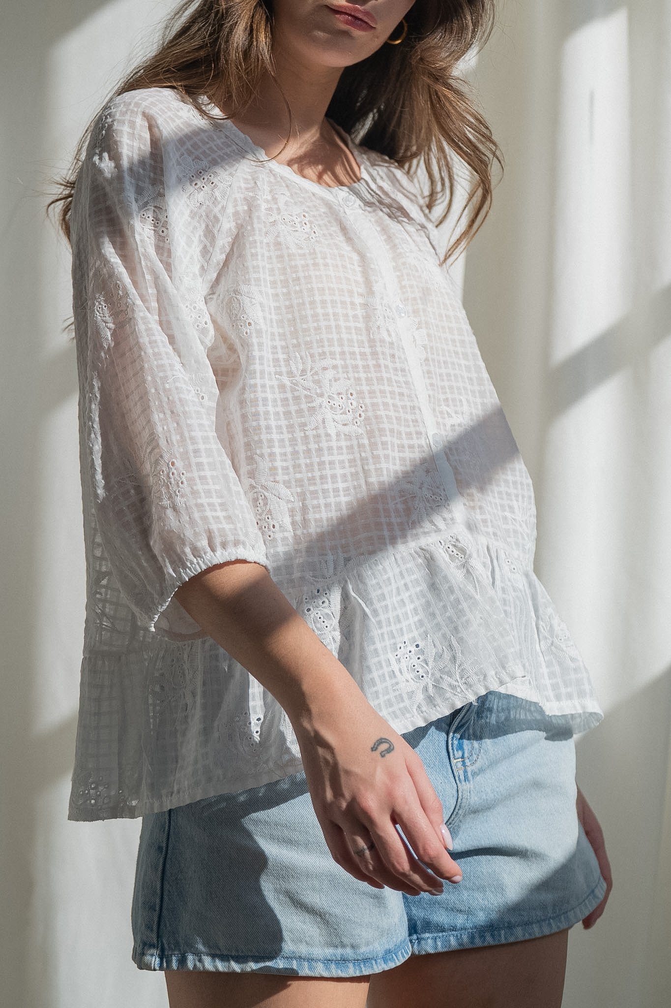 CAMISA EVELYN RATIER BORDADO - Imagen 5