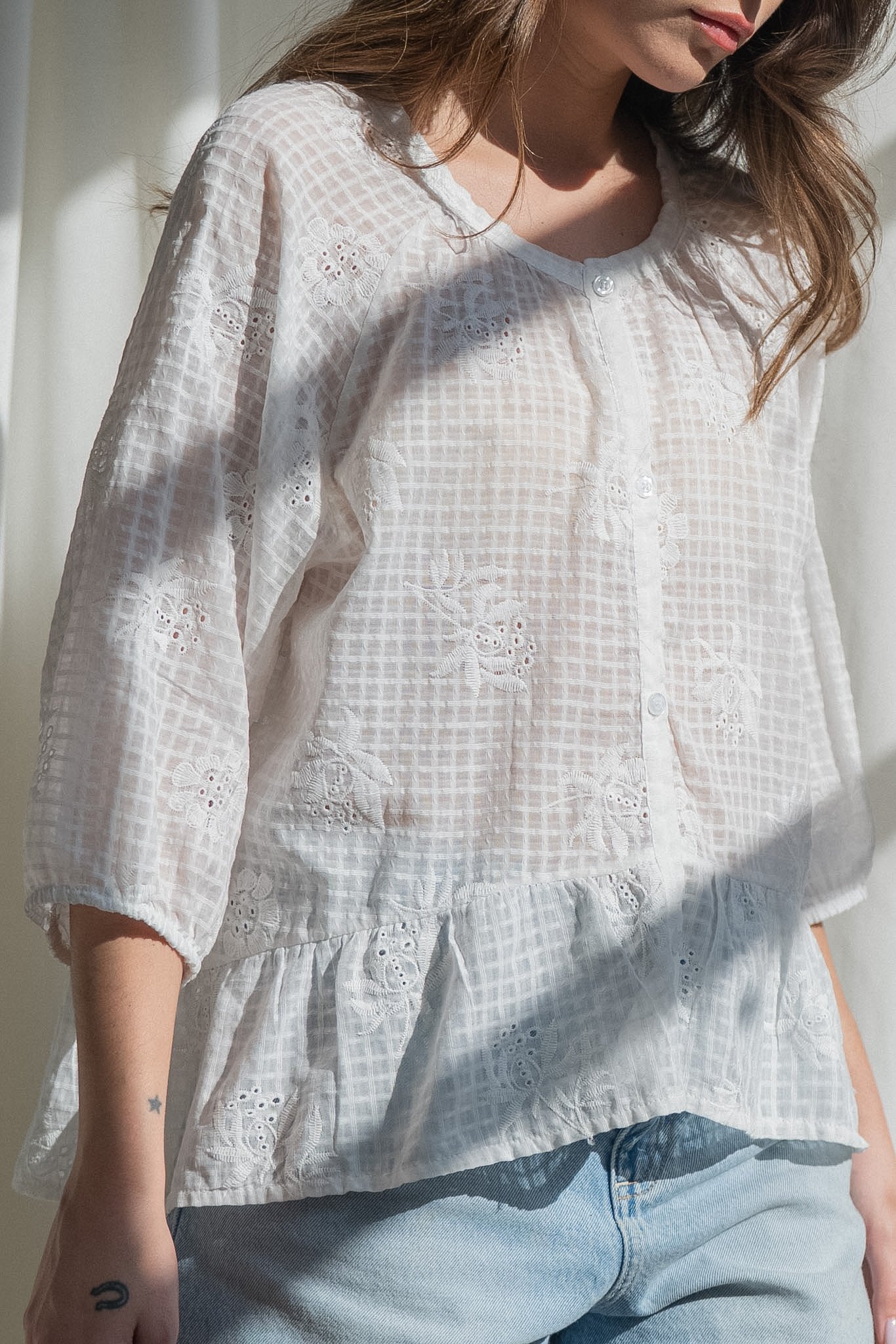 CAMISA EVELYN RATIER BORDADO - Imagen 3