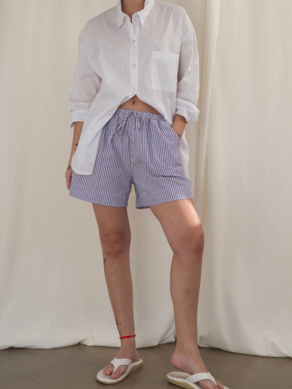 SHORT BARCELONA POPLIN RAYADO