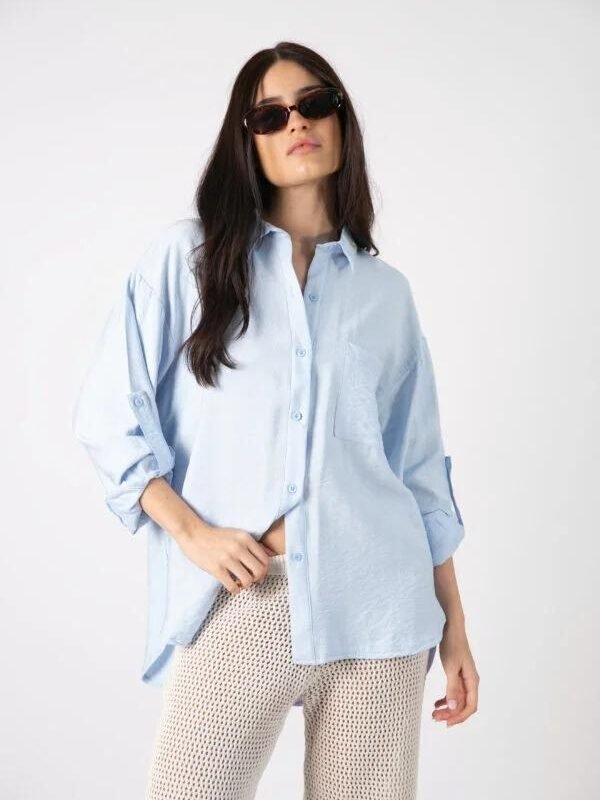 CAMISA LORENA C/TIRAS M/LARGA TAYLOR