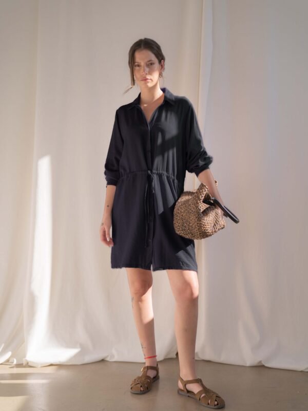 VESTIDO MAGDA MANGA LARGA DERBY