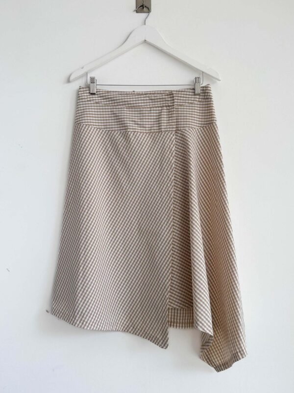 FALDA DOLLY ASIMETRICA POPLIN VICHY