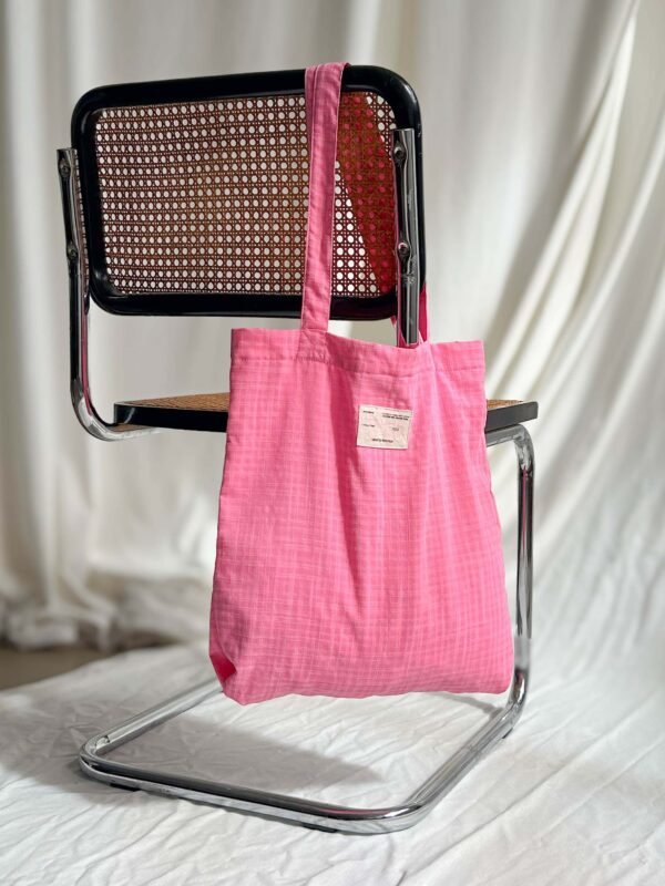 TOTE BAG CUADRILLE CON ETIQUETA