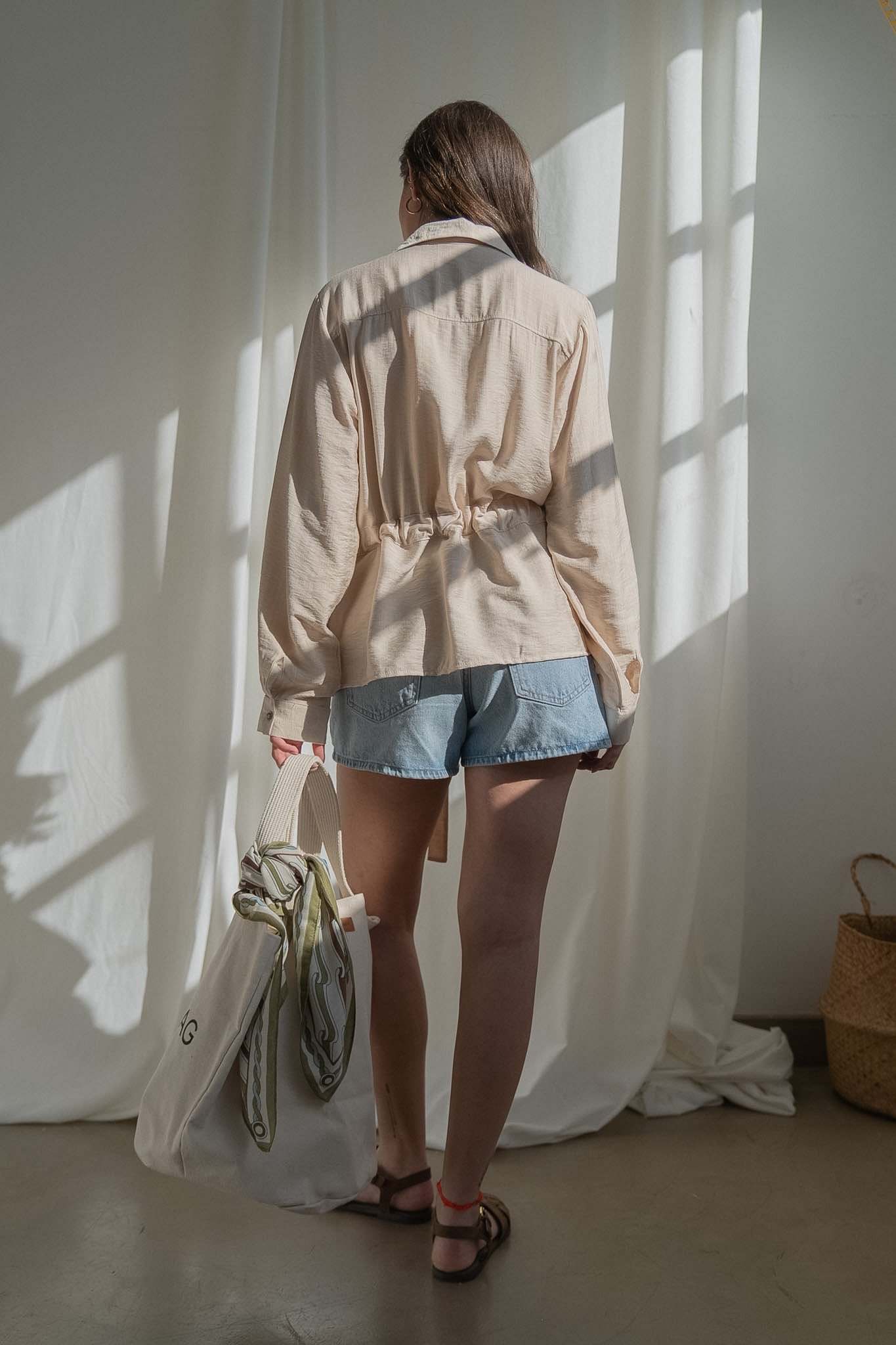 CAMISA NATALIA MANGA LARGA ROSE - Imagen 6