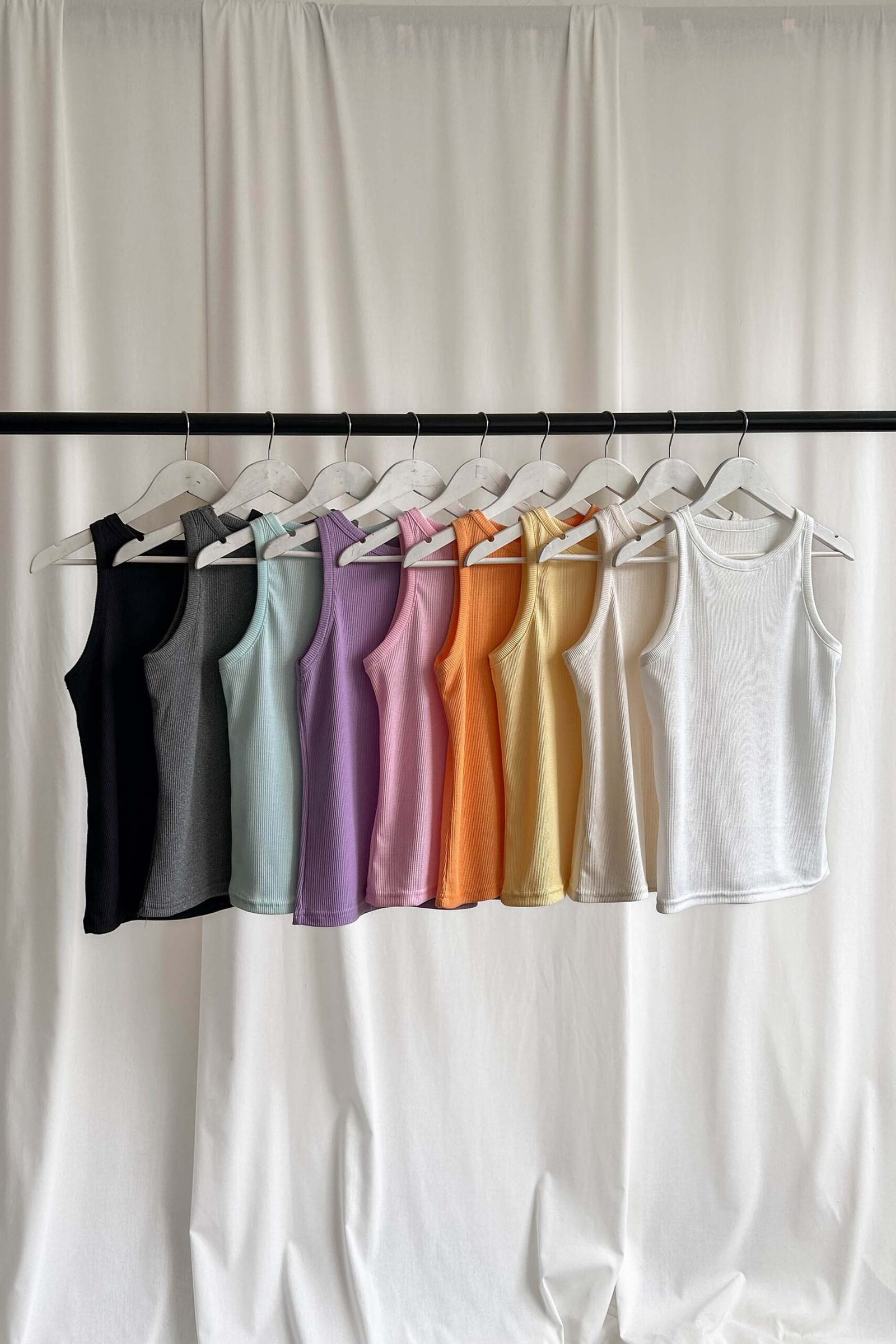 MUSCULOSA FRIDA WAFFLE SIN MANGAS CUELLO Y SISA COLLARETA - Imagen 10